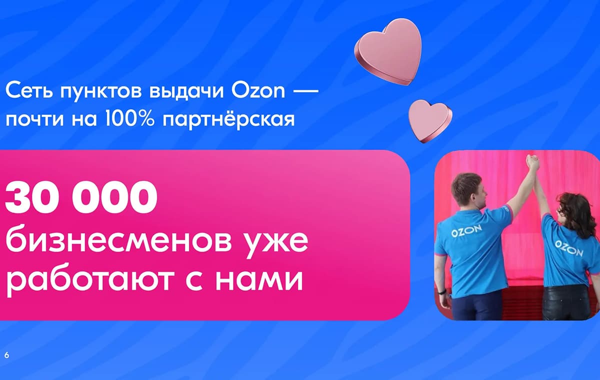 Ozon - пункт выдачи заказов - slide 7