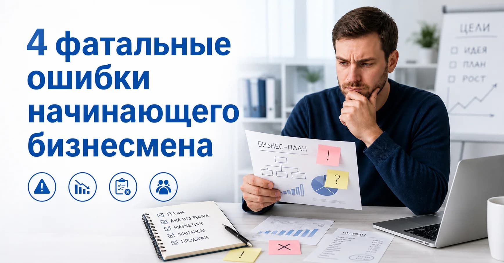 4 фатальные ошибки начинающего бизнесмена